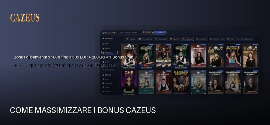 Cazeus promotional banner